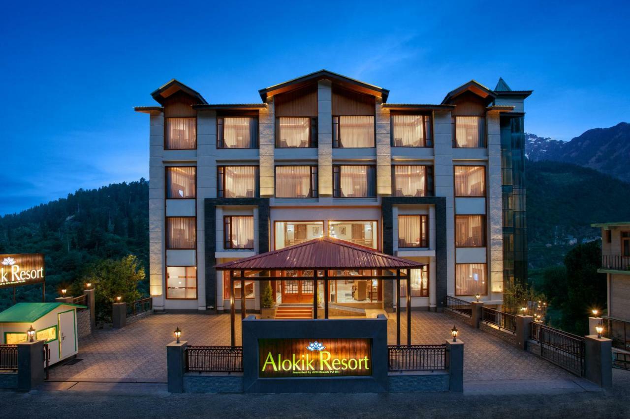 Alokik Resort- Pure Veg Manāli Exterior foto